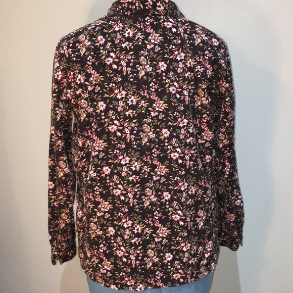 Demin & Co. Corduroy Flower Longsleeve - Picture 5 of 11